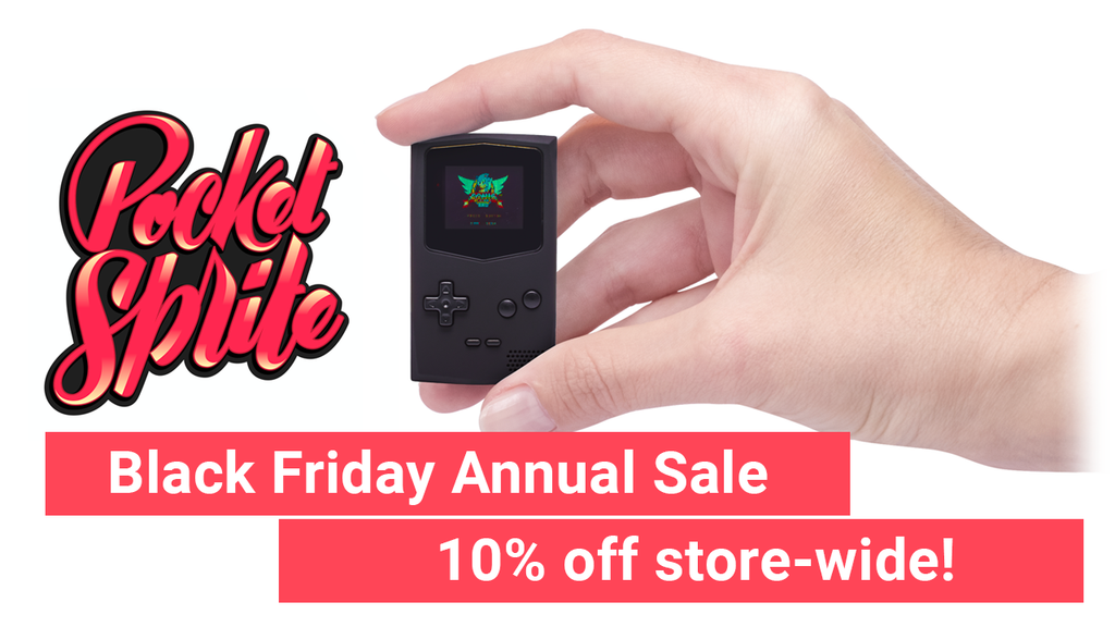 Black Friday Sale: 10% Off al PocketSprites!
